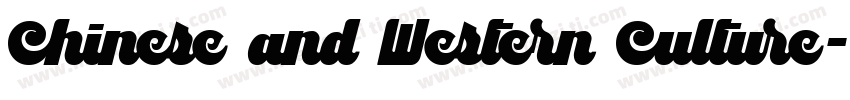 Chinese and Western Culture字体转换